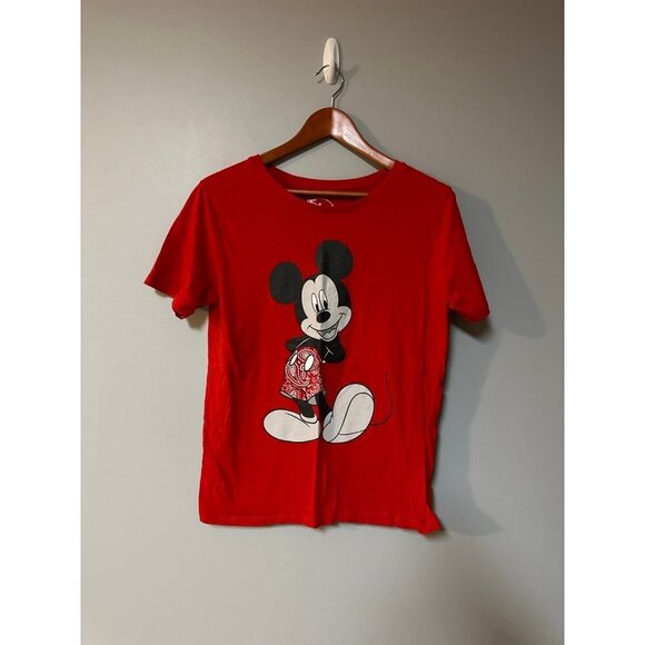 Adult Size XL Red Disney Mickey Shirt - Picture 1 of 5